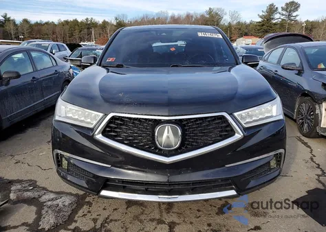 2017 Acura Mdx Technology z USA, uszkodzony, nr VIN 5FRYD4H50HB004527